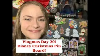 Disney Christmas Pin Board! | Vlogmas Day 20!
