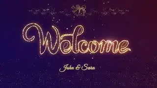 Welcome Gold Lines - Logo Stings | After Effect Template