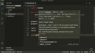 demo create a dice rolling game