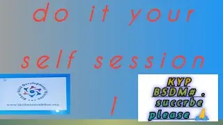 session 1 ka do it yourself