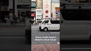 Vibesnya beda ya sama Hiace travel yang ada di sini 😅#kabarotocom #hiace #toyotahiace #japancargo