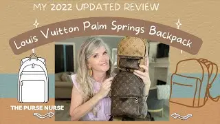 My 2022 Louis Vuitton Palm Springs Backpack Updated Review! ⭐️⭐️⭐️