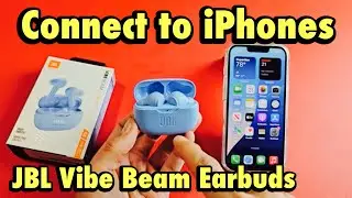 Наушники JBL Vibe Beam: как подключить к iPhone