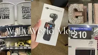 Wally World Shopping For Apartment 🛒 CUTE HOUSE DECOR💕 & NEW CAMERA 📷