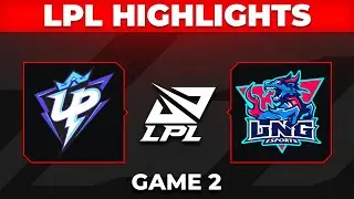 UP vs LNG Highlights Game 2 | LPL 2026 Split 1 | Ultra Prime vs LNG Esports by Onivia