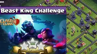 Beast king Challenge/New coc attack video/New Glod pass hero skin/#clashofclans