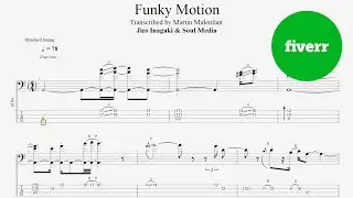 Jiro Inagaki & Soul Media - Funky Motion (bass tab)