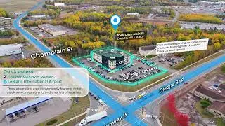 1040 Champlain Street, Dieppe NB Drone Video
