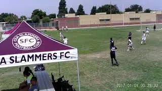 CASC vs Slammers 1st half Cerritos Tournament