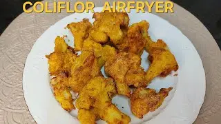 COLIFLOR REBOZADA EN FREIDORA DE AIRE, Crujientes y Deliciosas,  #cosori  #airfryer