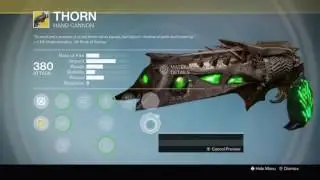 New Red death and Thorn Skins! A Destiny sudo-secret!