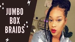 JUMBO Box Braids Using Shake n Go Que 28 inch Pre Stretched Braiding Hair