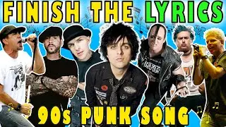 Finish The Lyrics 90s Punk Songs 🎶 Punk Music Quiz