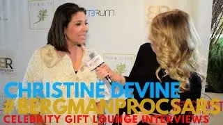 Christine Devine #FOXLA interview at Doris Bergman PR's 9th Style Lounge in Celebration of Oscars