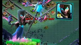 12 MAX(18) NIGHT WITCH attacks on BULDERS BASE 9 MAX.100% SUCCESS