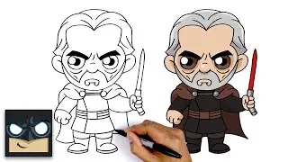 How To Draw Count Dooku | Star Wars