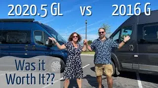 Winnebago Travato Van Upgrade: 2020.5 GL vs 2016 G - Was it Worth It?