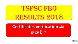 tspsc fbo results 2018||ts forest beat officer results 2018||latest tspsc fbo update 2018