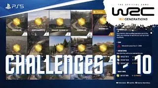 WRC GENERATIONS | CHALLENGES 1-10 | PS5
