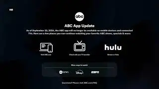 ABC App Shutting Down😥😥😥😥