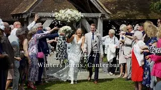 Winters Barns in Canterbury, Kent // Wedding Venue // Wedding Videography
