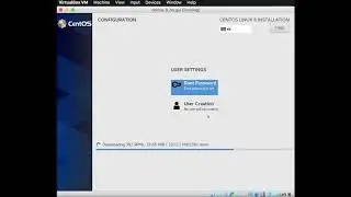 CentOS 8 minimal, installation in VirtualBox