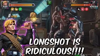 Longshot Rank Up & Gameplay - RIDICULOUS Burst Damage!! - Marvel Contest of Champions