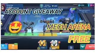 Mech arena account giveaway 🔥🎉🎉