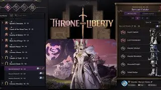 Throne & Liberty - Bercant Estate Dungeon RUN! Abyssal Token Burn & Big Loot + Marketplace Profits 💰