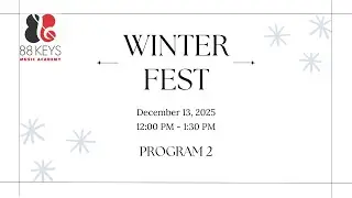 Winter Fest 2025 Program 2