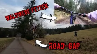 Road-Gap springen & Waldwege fetzen| Reinste Mudparty! //MTB Christian