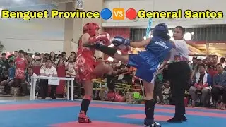 Maria Ysabelle Lopez (Benguet) Vs Alexandra Maneja(Gen San City) Kickboxing Batang Pinoy 2025