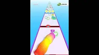2048 | Circle Stack Run | Level Up Circles #ballgamezone #viralshorts #viralshort #fyp