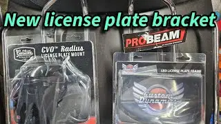 '24 H-D Street glide Custom Dynamics license plate install