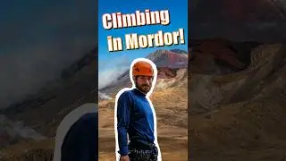 Climbing in Mordor!  One of the most interesting crux sequences I&rsquo;ve ever done!