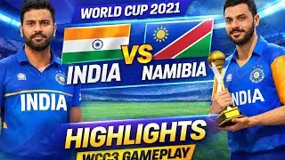 India vs Namibia | T20 World Cup 2021 | World Cricket Championship 3 Gameplay