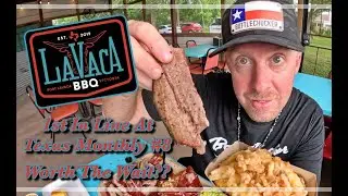 Ep.50 : 1st In Line At LaVaca Bbq Texas Monthly #8!  Worth The Wait??
