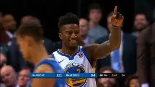 Golden state warriors vs mavericks JORDAN BELL FLASHY DUNKS  Slam dunk contest 2017 - 2018
