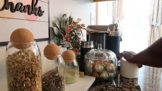 Fall coffee/tea station/ Decorate with me/Fall coffee station 2020