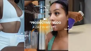 VLOG: living alone in ATL, pilates, juicing, deep cleaning, and solo dates 🌱