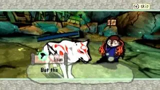 Okami playthrough [Part 17: Mr & Mrs Cutter and the Sparrows of Sasa Sanctuary]