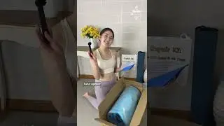 Unboxing Inflatable SUP Yoga Board / Yoga Mat | Yoga in water / pool