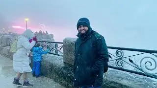 Niagara Fall in Winter 4K | New Year 2022 | Milton to Niagara in Car