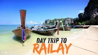 Railay Beach  by  Long Tail Boat