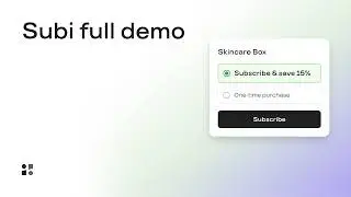 Subify Full Demo - Shopify subscription app