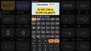 Which calculator is best for Engineering ?? #casio #firstyearengineering #mhtcet2023 #csgt