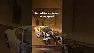 Ferrari Tire Explodes At Top Speed 🤯😯