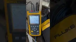 Trouble Shooting Failing DC Motor with Fluke 43B #industrial #electrician #fluke