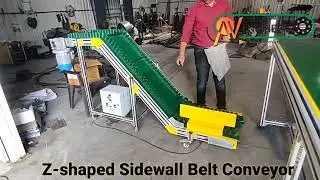 Z shaped Sidewall Belt Conveyor System