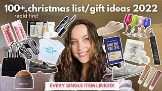 100+ RAPID FIRE Christmas List/Gift Ideas! best gifts of 2022... with links!